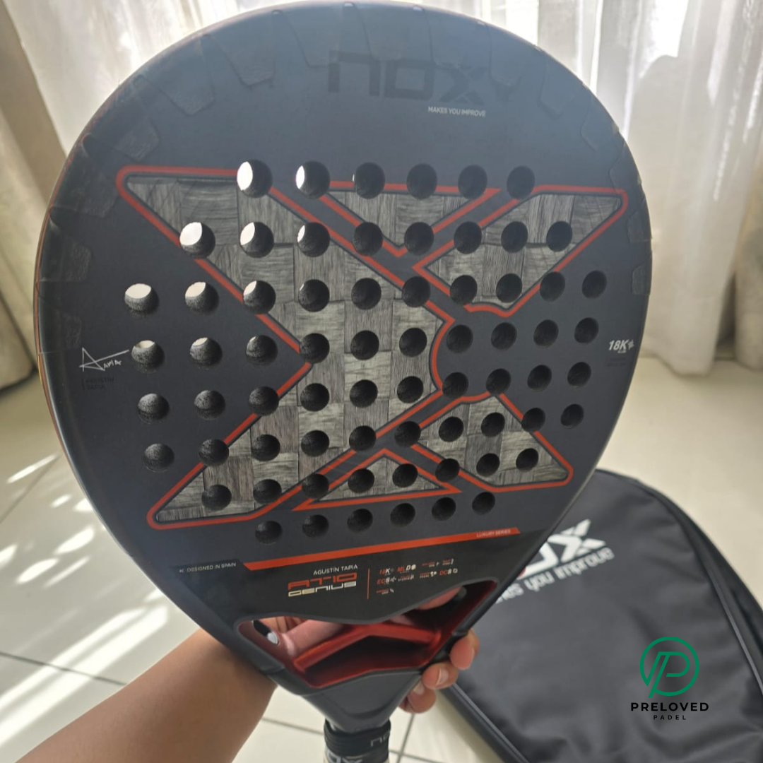 NOX AT10 Genius 18K Alum Padel Racket