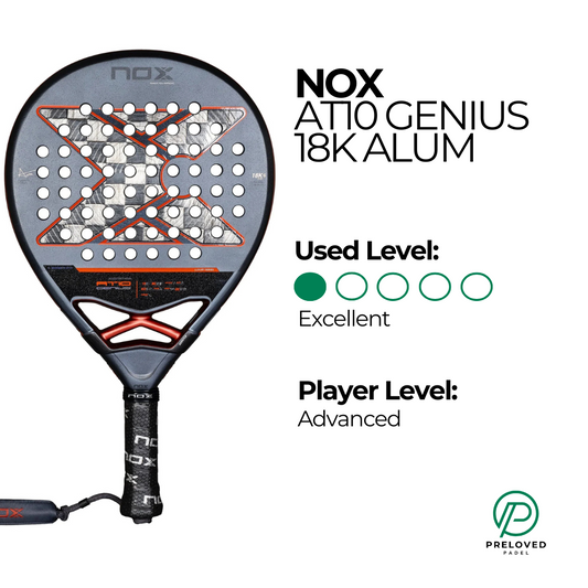 NOX AT10 Genius 18K Alum Padel Racket