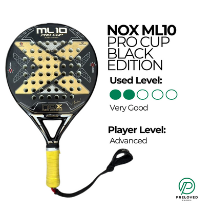 NOX ML10 Pro Cup Black Edition Padel Racket