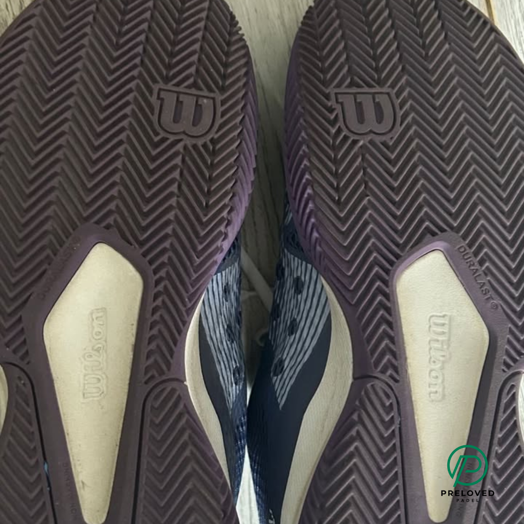WILSON LADIES HURAKN TEAM DEEP COBALT BLUE / WHITE PADEL SHOES