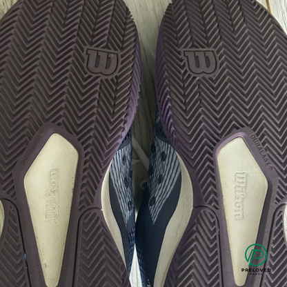 WILSON LADIES HURAKN TEAM DEEP COBALT BLUE / WHITE PADEL SHOES